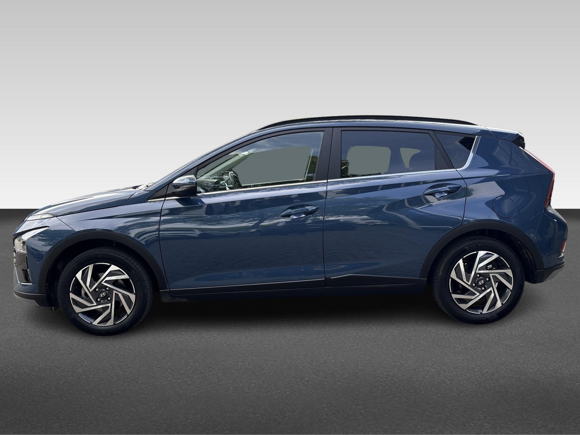 Hyundai BAYON 1.0 T-GDI Premium, Auto's, Gebruikt, Euro 6, 1095 kg, Blauw