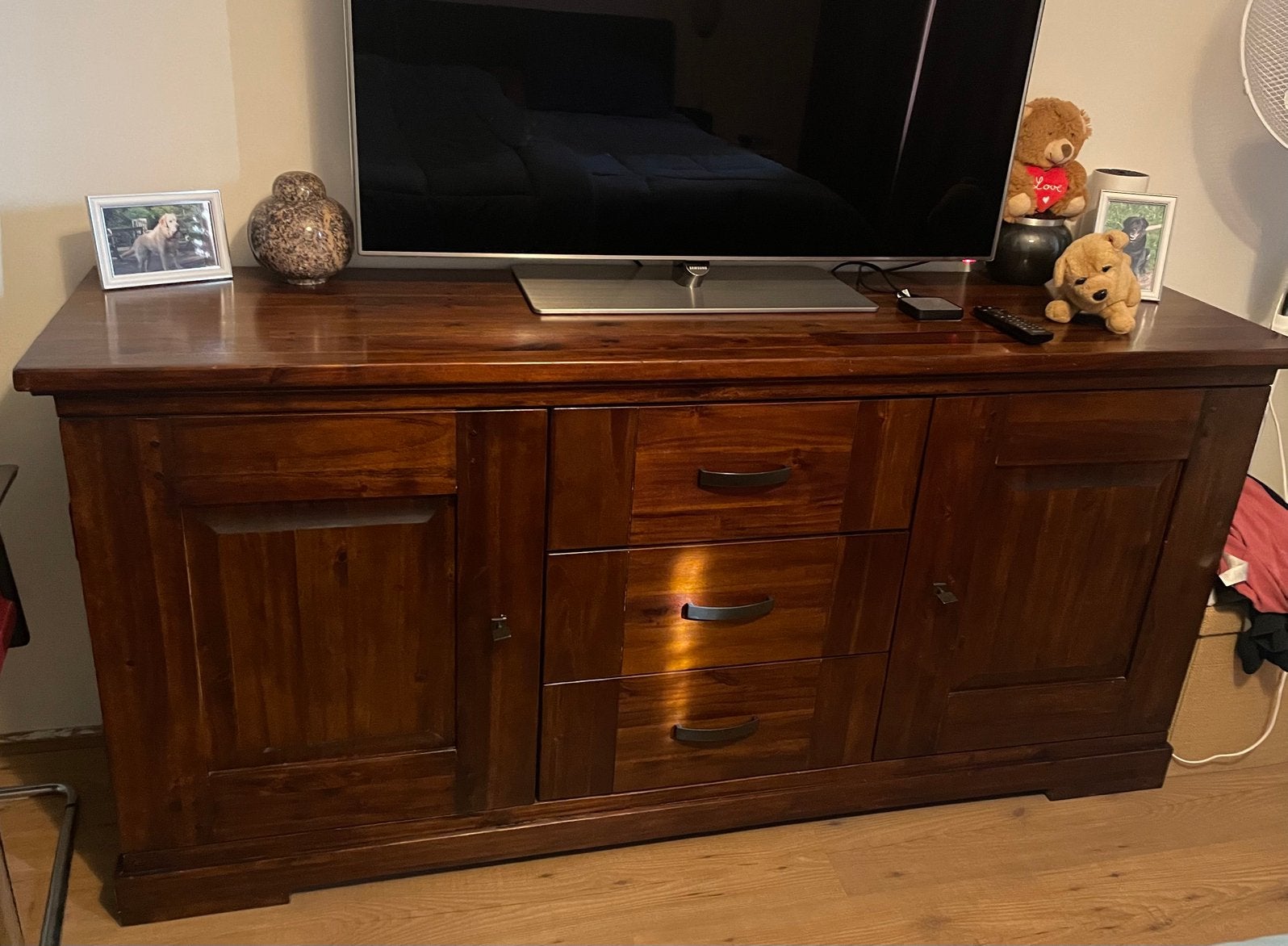 Koloniale Dressoir, Ophalen, Gebruikt, Met deur(en), 150 tot 200 cm