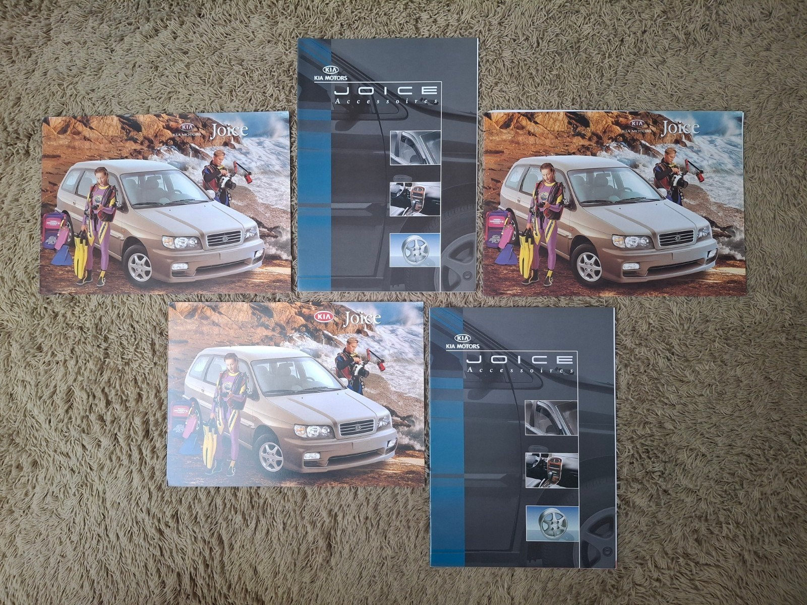 Lot autofolders Kia Joice, Verzenden, Gelezen, Algemeen