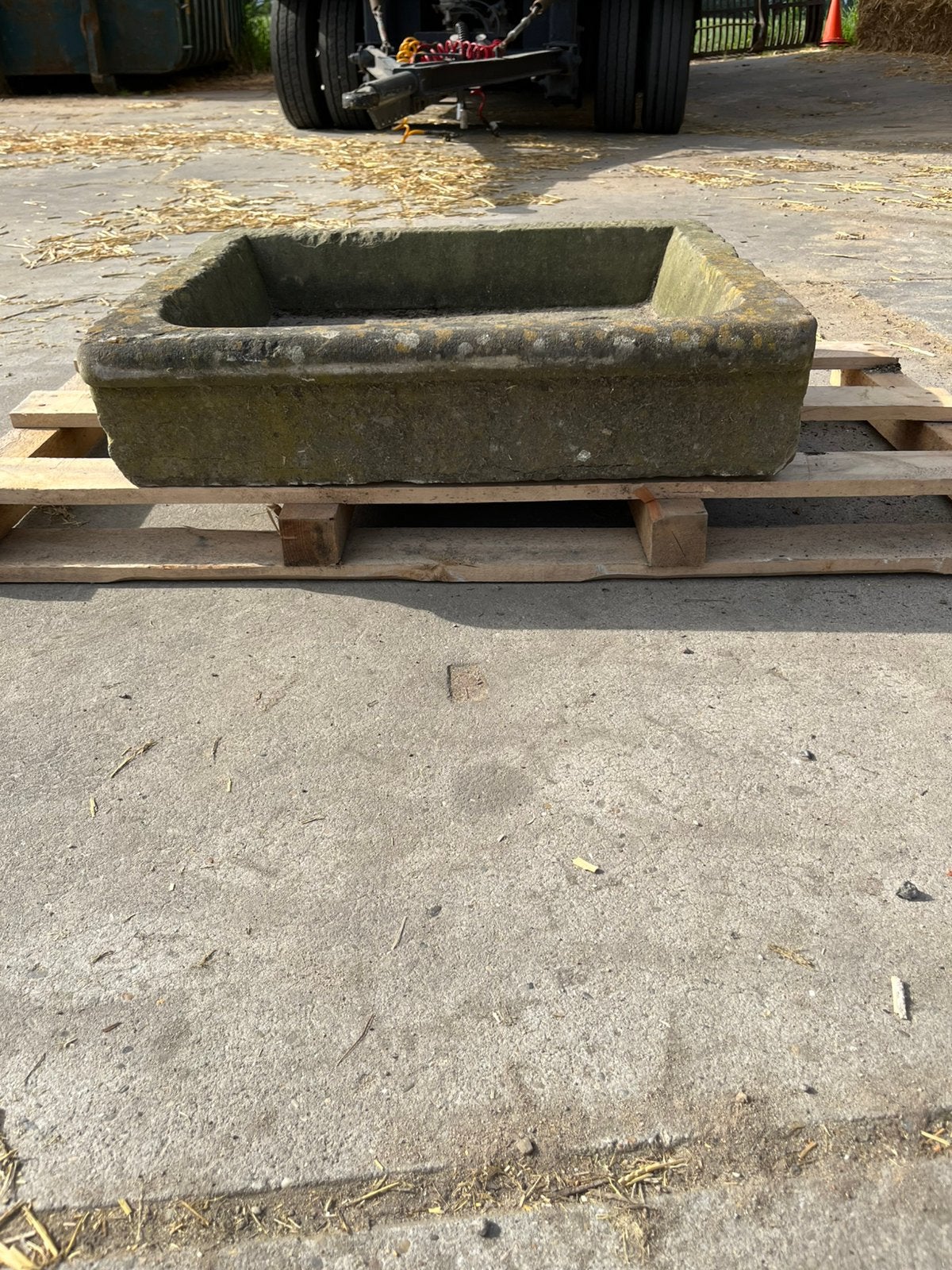Antieke natuursteen wasbak, Antiek en Kunst, Ophalen of Verzenden