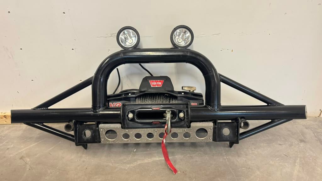 Raptor bumper met o.a nieuwe EVO lier Landrover Defender 110, Ophalen, Gebruikt, Land Rover