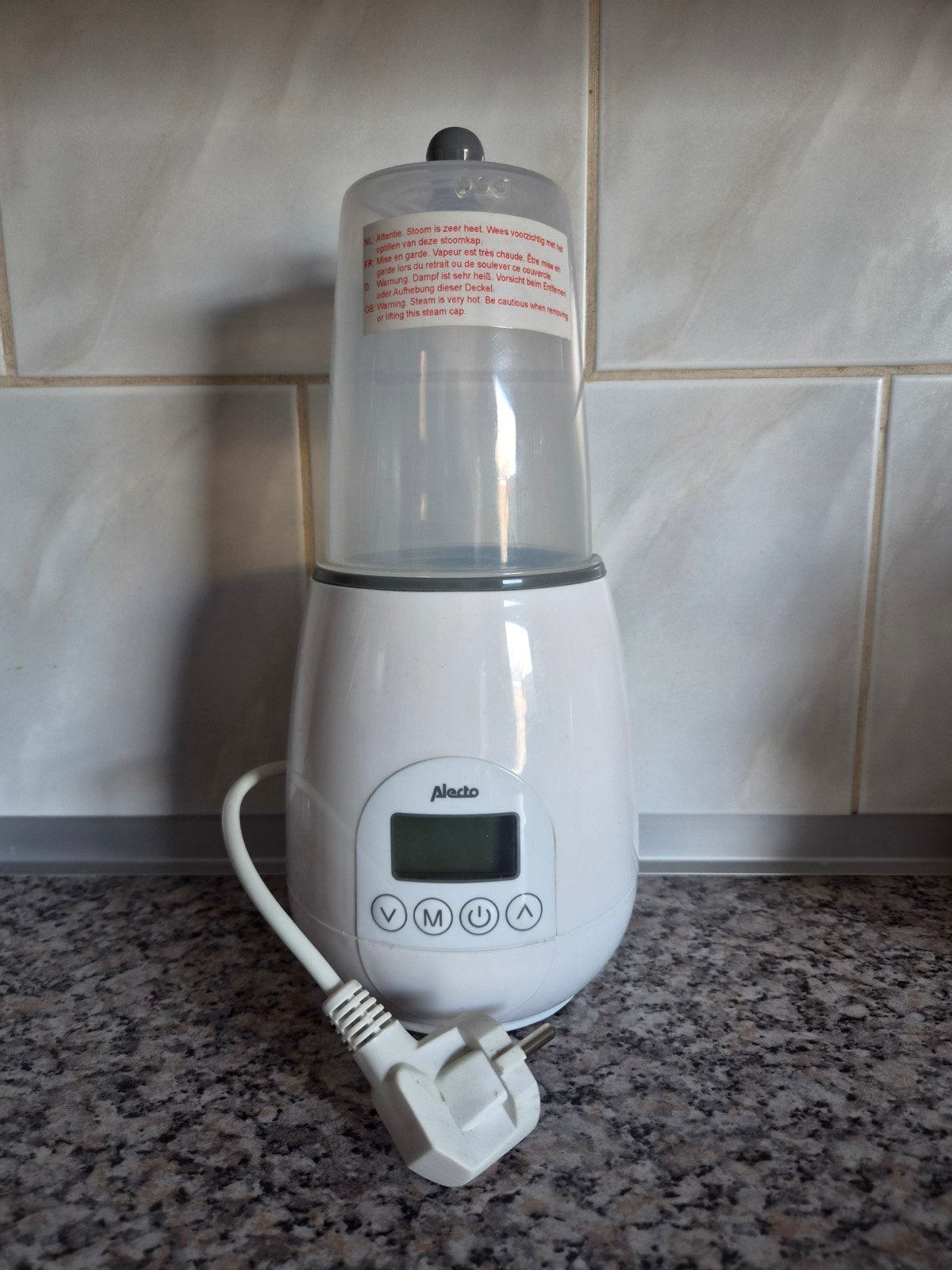 Alecto flessenwarmer/sterilisator, Ophalen, Gebruikt, Flessen- of potjesverwarmer, Alecto