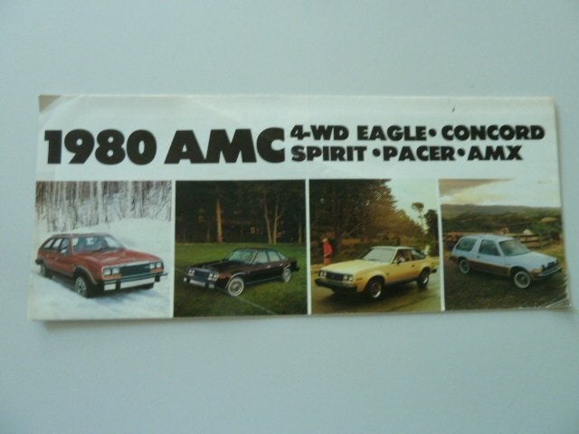 1980 AMC Full Line Brochure USA, Ophalen of Verzenden, Gelezen, Overige merken