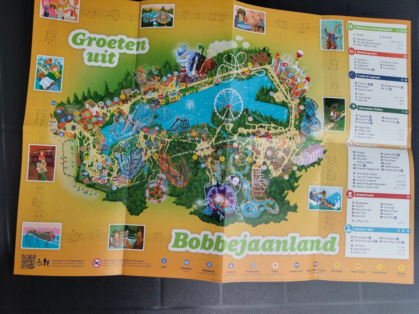 Plattegrondje Bobbejaanland, Drie personen of meer, Ticket of Toegangskaart