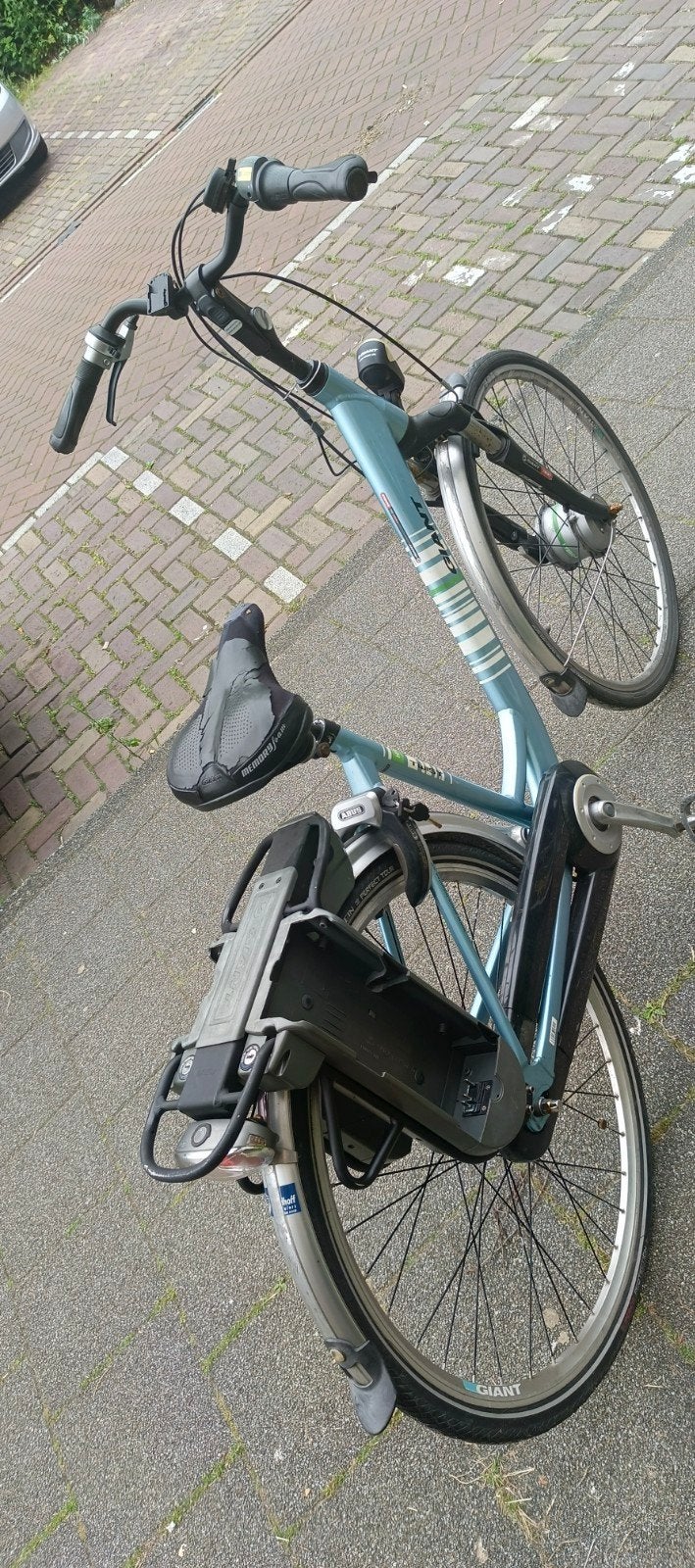 Giant Elektrische Fiets (in Amsterdam), Fietsen en Brommers, Elektrische fietsen, Ophalen, Gebruikt, Minder dan 30 km per accu