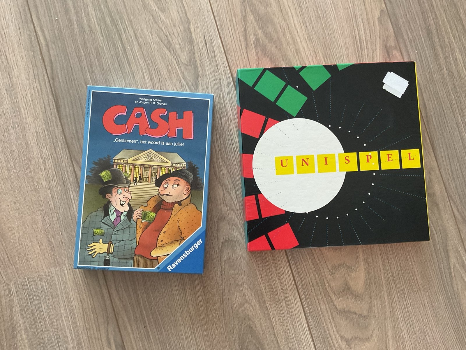 Cash & Unispel bordspellen - Ravensburger, Drie of vier spelers, Ophalen of Verzenden, Gebruikt