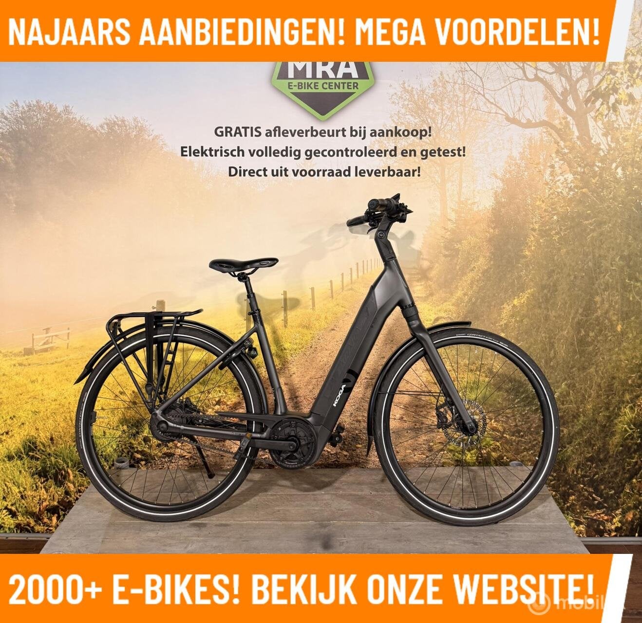 Koga Evia Elektrische fiets met BOSCH midden motor ebike!, 51 tot 55 cm, Zo goed als nieuw, 50 km per accu of meer, Overige merken