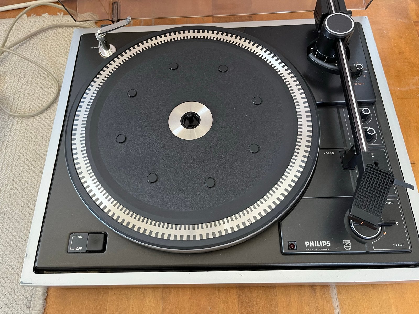 Philips Automatische Platenspeler 406 - DC Servo Belt Drive, Audio, Tv en Foto, Ophalen, Philips, Gebruikt, Automatisch