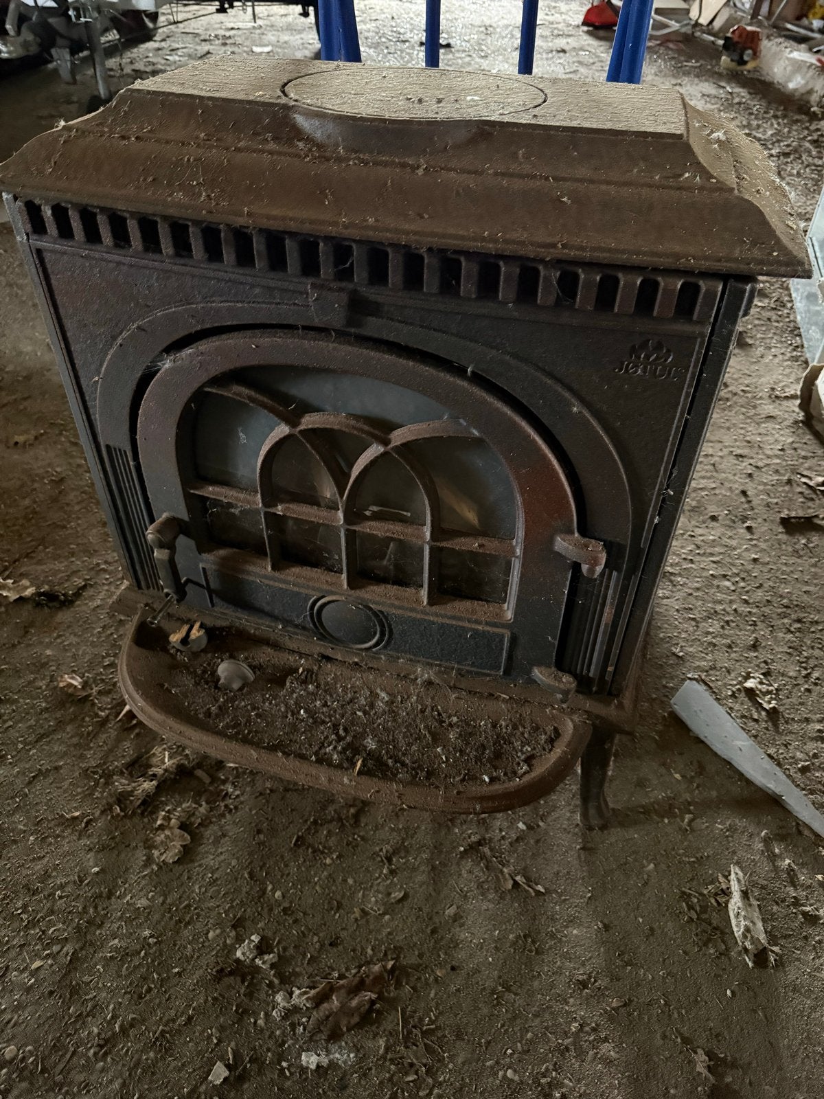 Jøtul gietijzeren gaskachel - Opknapper, Huis en Inrichting, Ophalen, Gebruikt, Gas, Vrijstaand