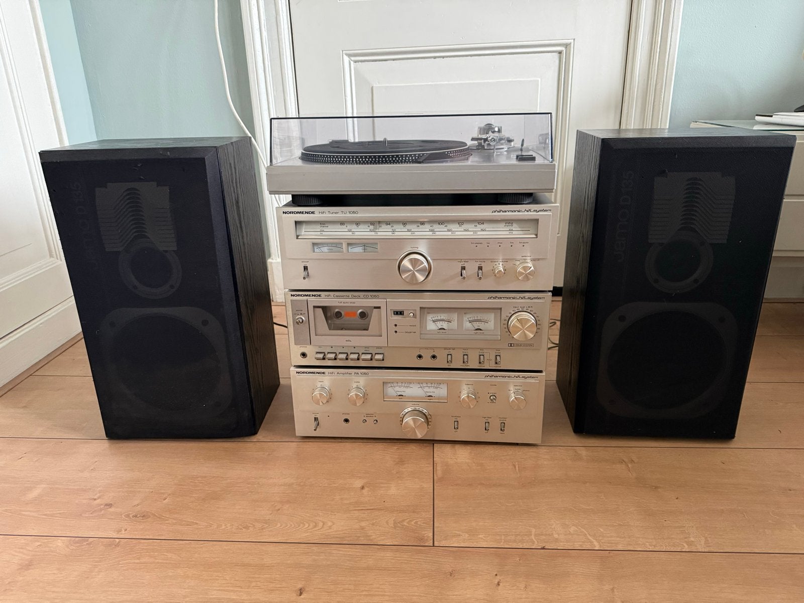 Nordmende HiFi Systeem met Jamo D 135 Speakers, Audio, Tv en Foto, Gebruikt, Cassettedeck, Losse componenten, Ophalen