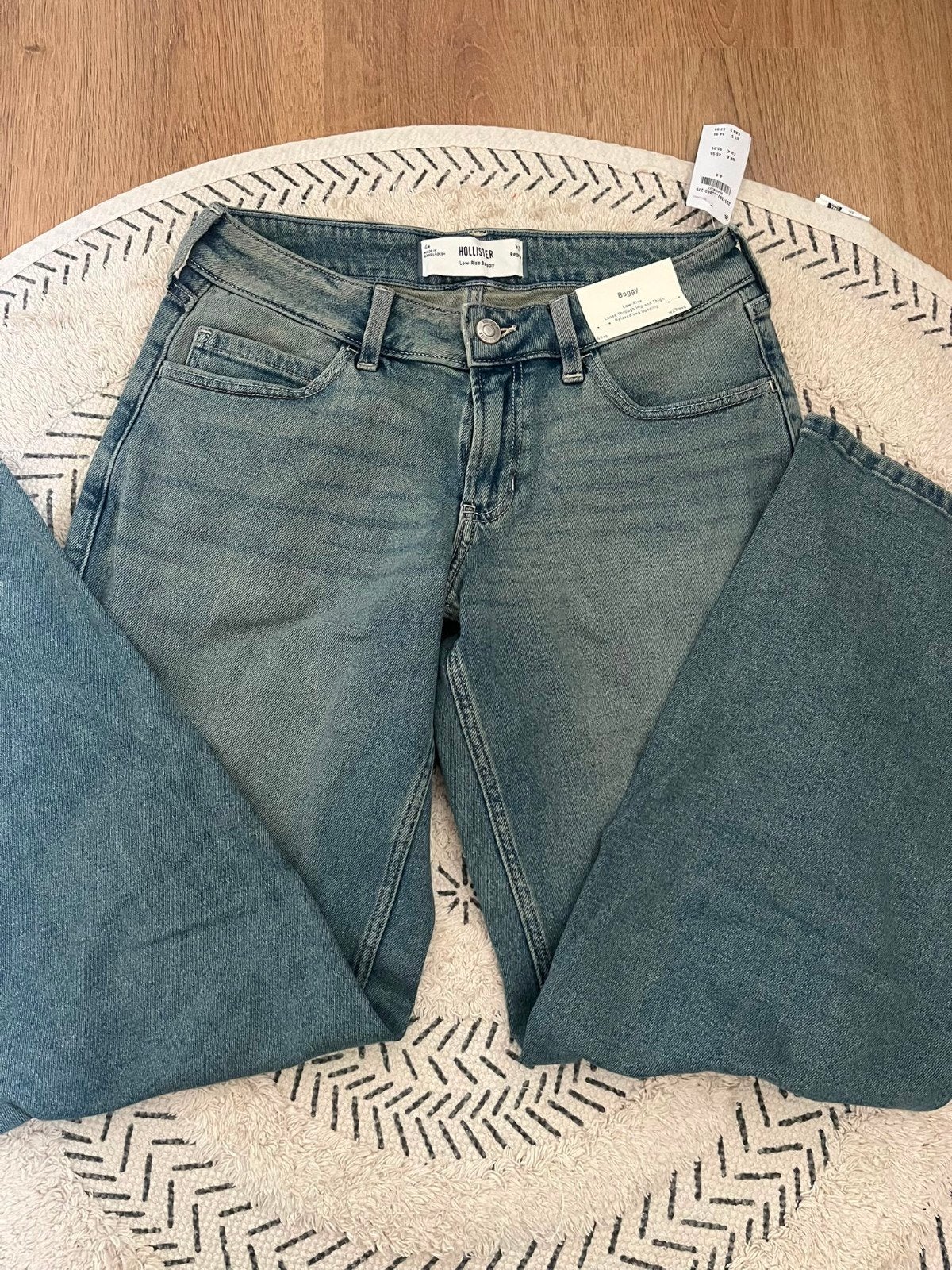 Hollister Baggy low rise jeans nieuw, Ophalen of Verzenden, Nieuw, Blauw