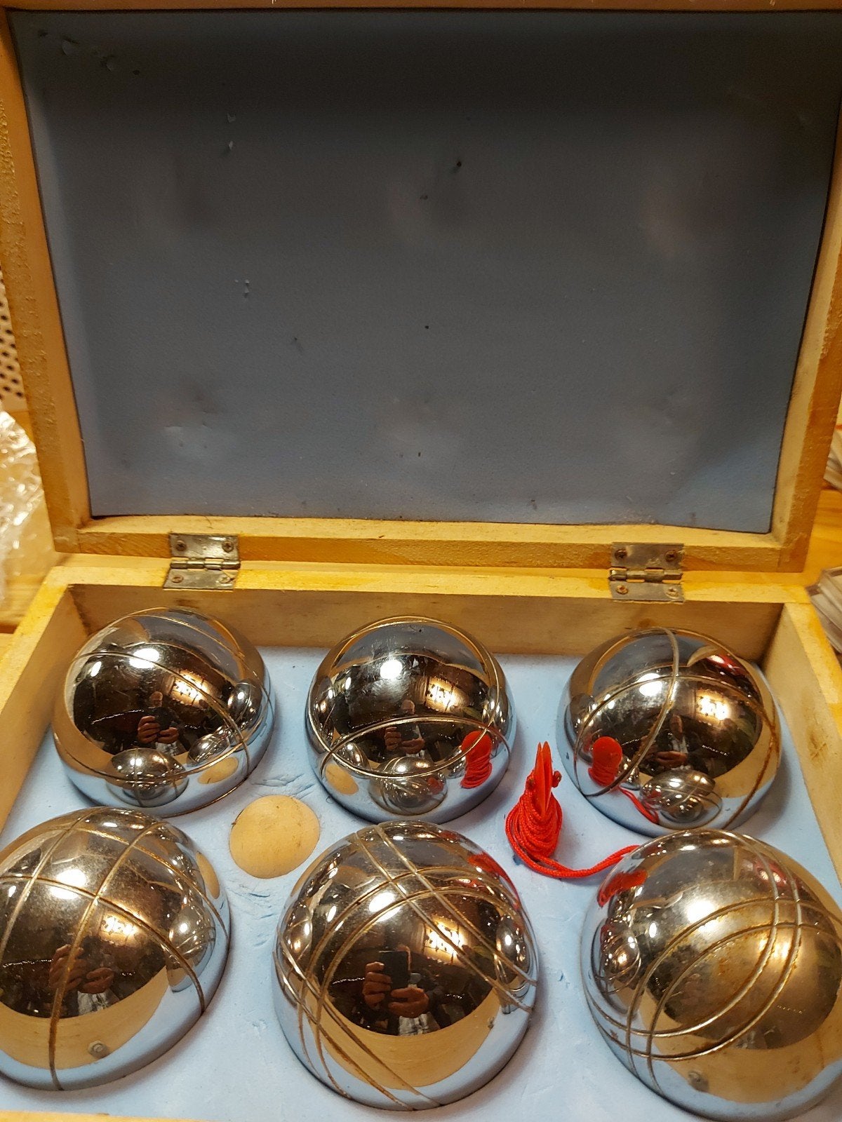 Recreatieve Jeu de Boules Set - 6 Ballen (720g), Ophalen of Verzenden, Gebruikt