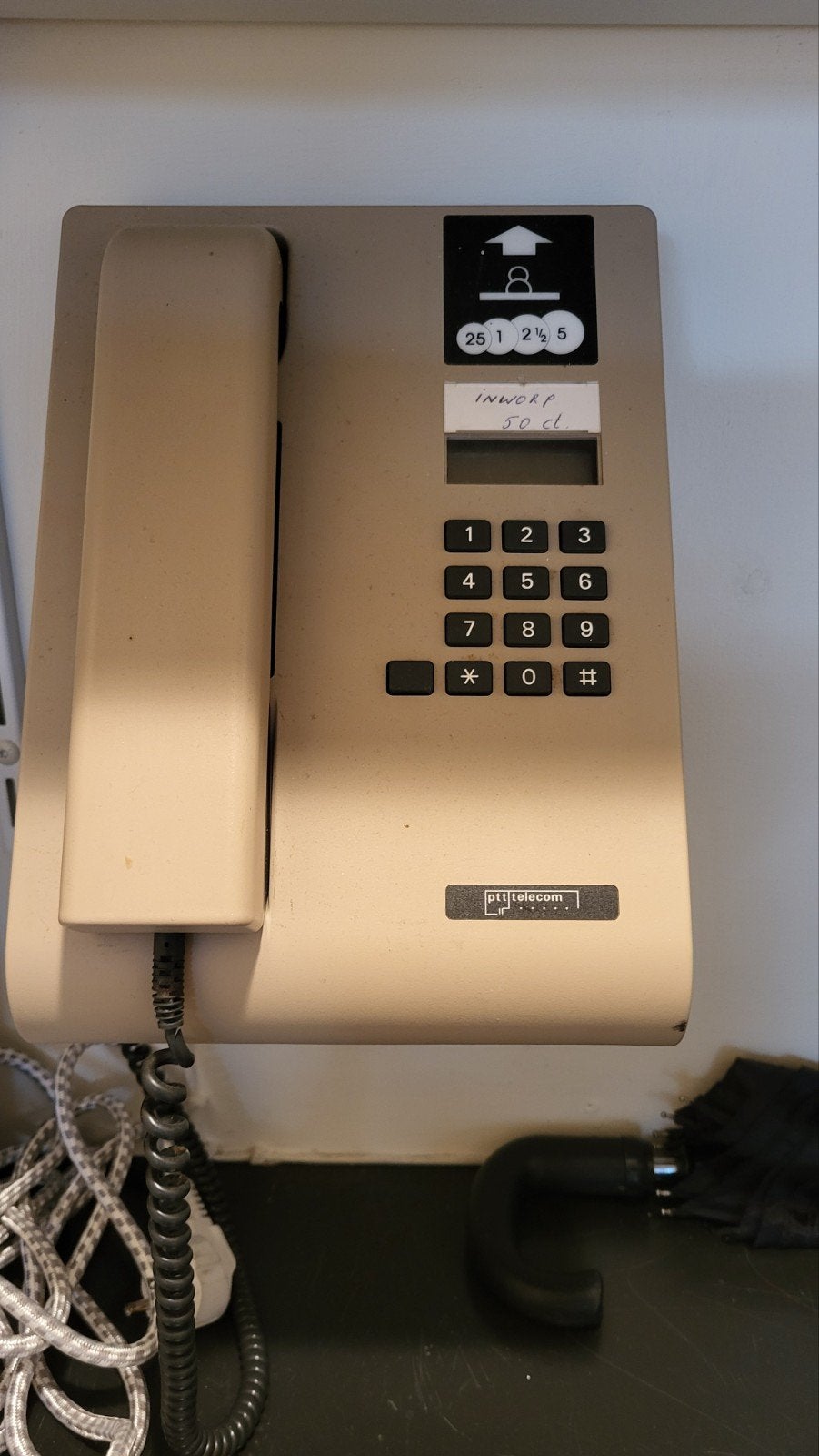 Vintage PTT Telecom CoinVox 10 Telefoon - Jaren '80/'90, Ophalen, Gebruikt