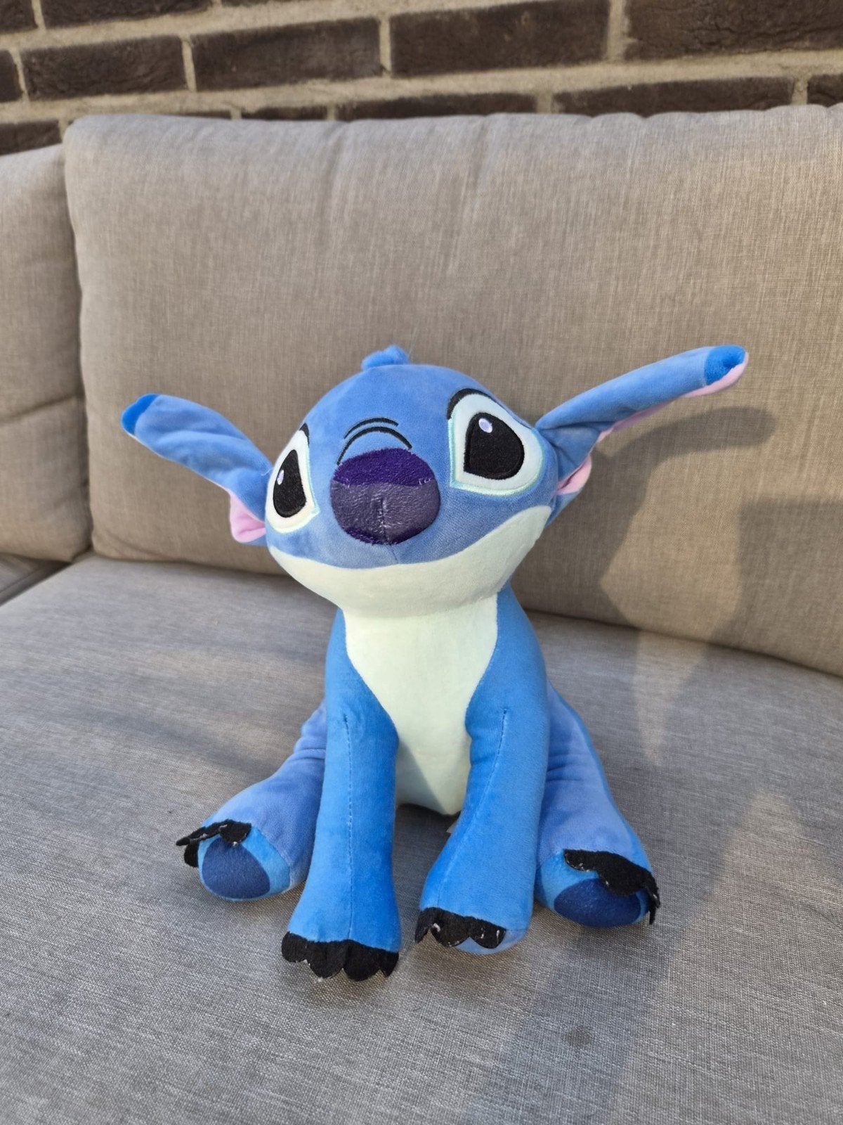 Stitch knuffel, Overige typen, Blauw, Zo goed als nieuw, Middelgroot (20 tot 80 cm)