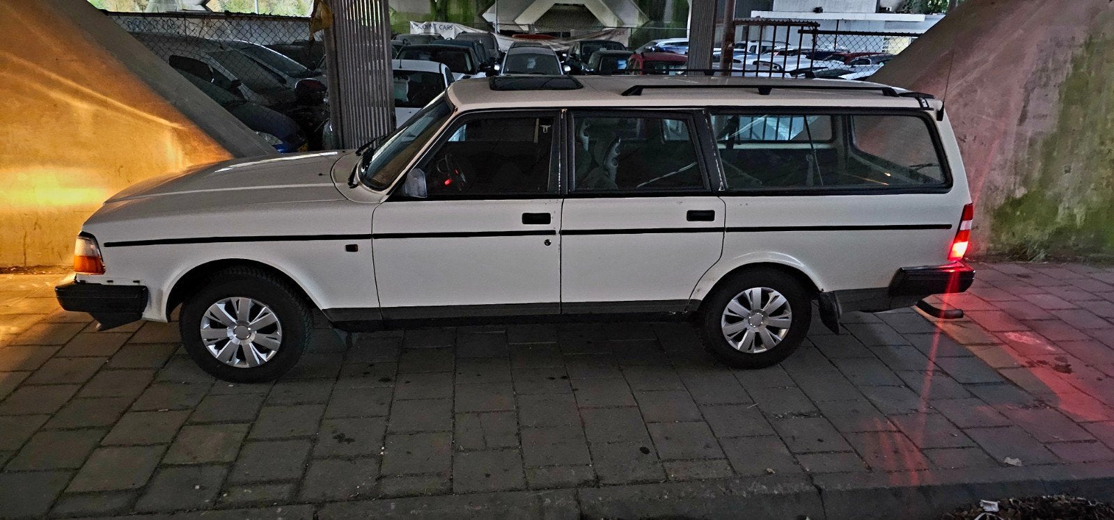 Volvo 240 2.3 Polar U9 1991 Wit, Auto's, 1305 kg, Zwart, 4 cilinders, Wit