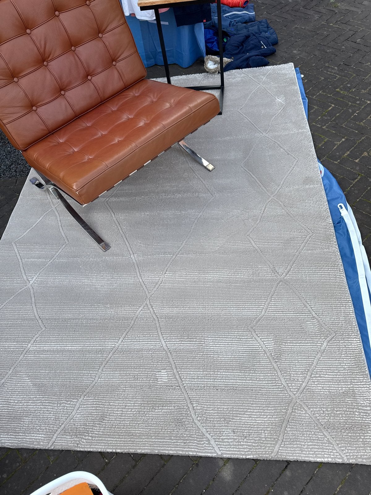 Carpetright Vloerkleed 160x230 cm, Ophalen, Bruin, 150 tot 200 cm, Rechthoekig