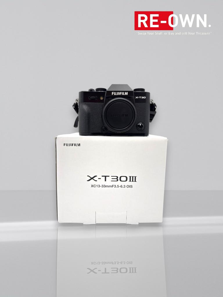 Fuji / Fujifilm X-T30 III zwart (nieuwstaat+aankoopfactuur), ., Compact, 26 Megapixel, Ophalen of Verzenden
