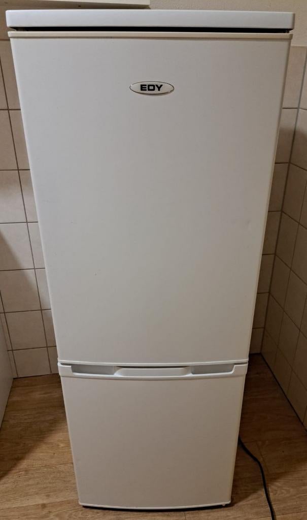 Edy Koelkast met vriesvak - Wit, Ophalen, 150 tot 200 liter, Gebruikt, 140 tot 160 cm