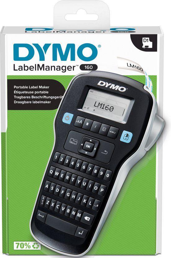 DYMO Draagbare LabelManager 160 + 4 stuk D1 Labels * Nieuw *, Computers en Software, Labelprinters, Qwerty, Nieuw, Ophalen of Verzenden