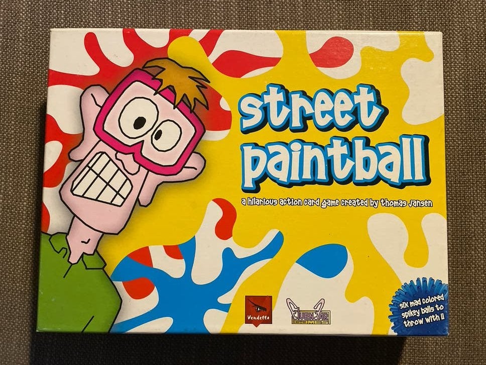Street Paintball kaartspel, Vijf spelers of meer, Ophalen of Verzenden, Zo goed als nieuw