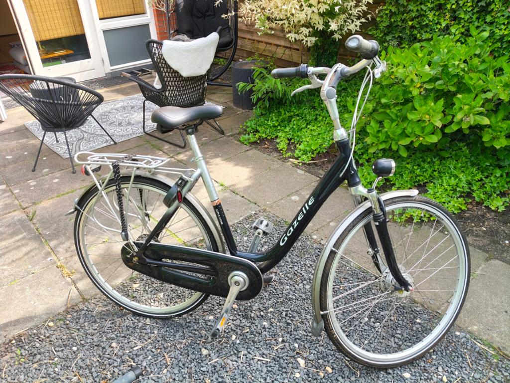Prima Gazelle damesfiets, Fietsen en Brommers, Fietsen | Dames | Damesfietsen, 56 cm of meer, Ophalen, Gebruikt, Gazelle