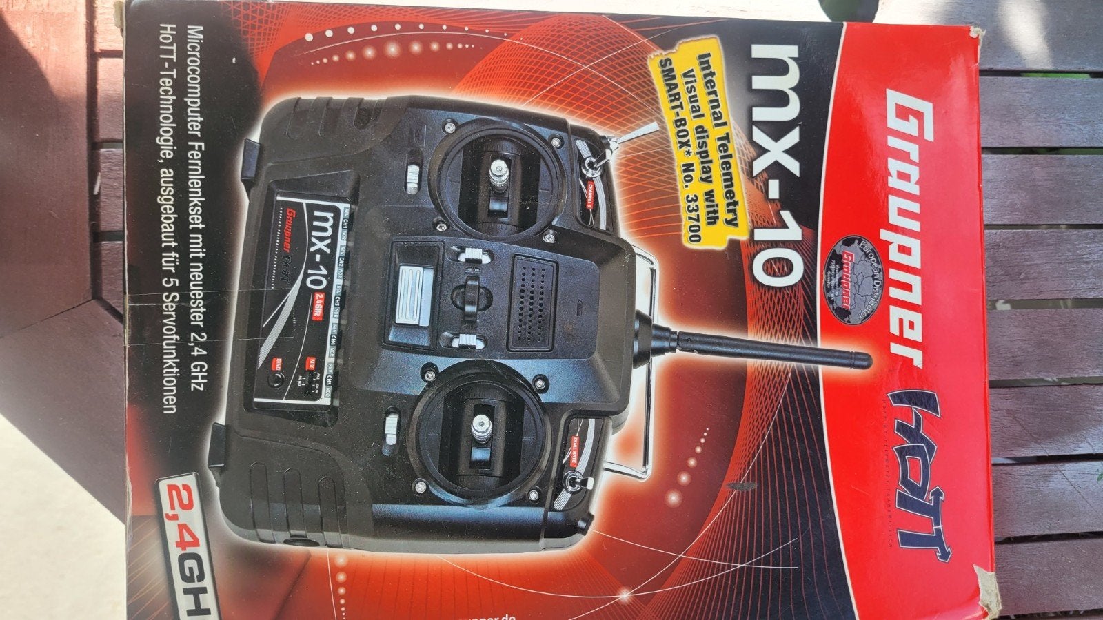 Graupner mx 10 hott zender en ontvanger, Verzenden