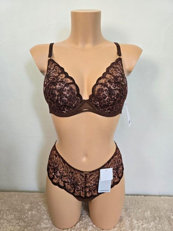 Nieuw chantelle bh 80b 85b 75c 70d 75d 75e 80e 70f 75f, Bruin, ., Ophalen of Verzenden, BH