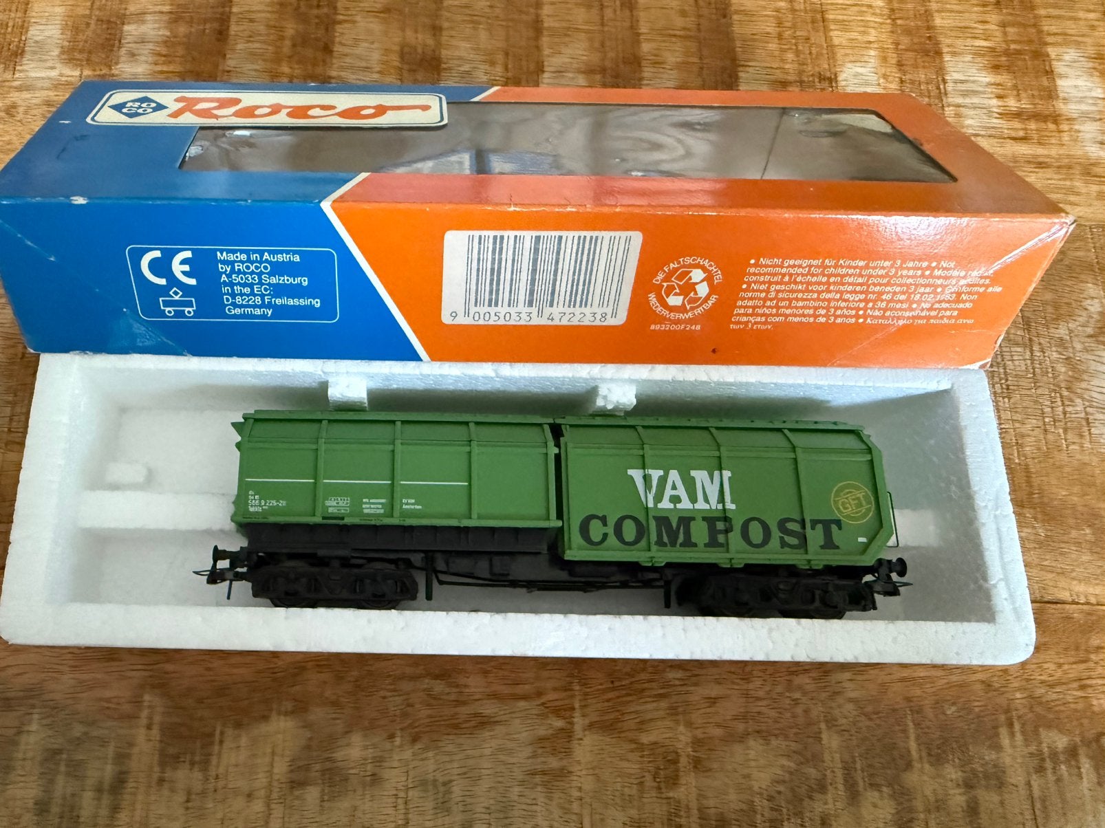 Roco 46229 VAM Compost NS goederenwagon Nette staat in Ovp, Gelijkstroom, Wagon, Ophalen of Verzenden, Roco