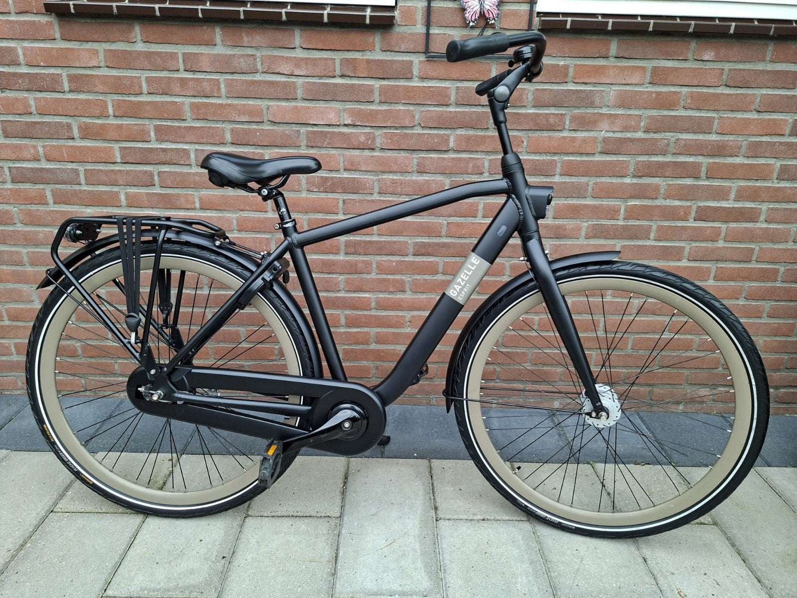 Gazelle Esprit C matzwart framehoogte 49 cm 28inch., Ophalen, Terugtraprem, Gebruikt, 49 tot 53 cm