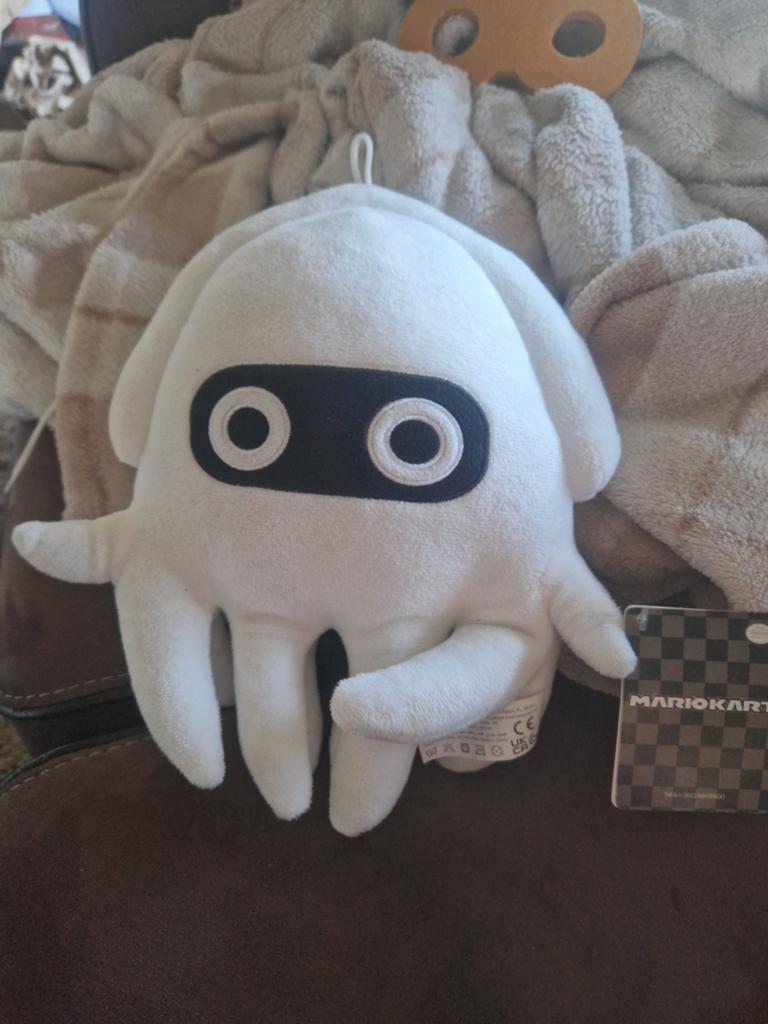 Mario Kart Boo Knuffel - Zo goed als nieuw, Overige typen, Nieuw, Ophalen of Verzenden, Met label