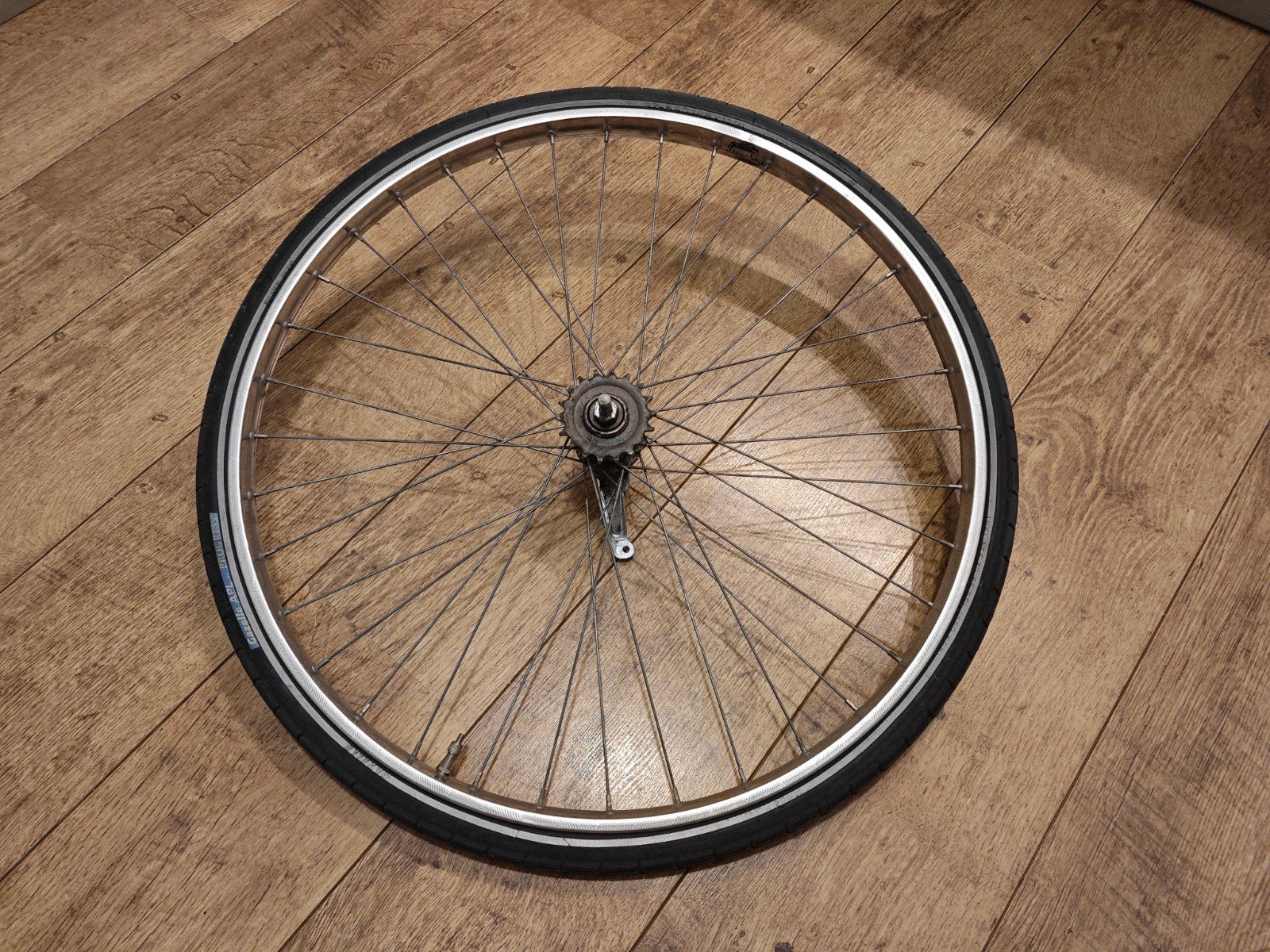 26 inch achterwiel met terugtraprem, Fietsen en Brommers, Fietsonderdelen, Gebruikt, Gazelle, Ophalen, Wiel