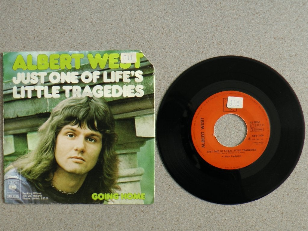 Albert West - Just one of life's little tragedies VINYL, Gebruikt, 7 inch, Single, 1970 - 1979