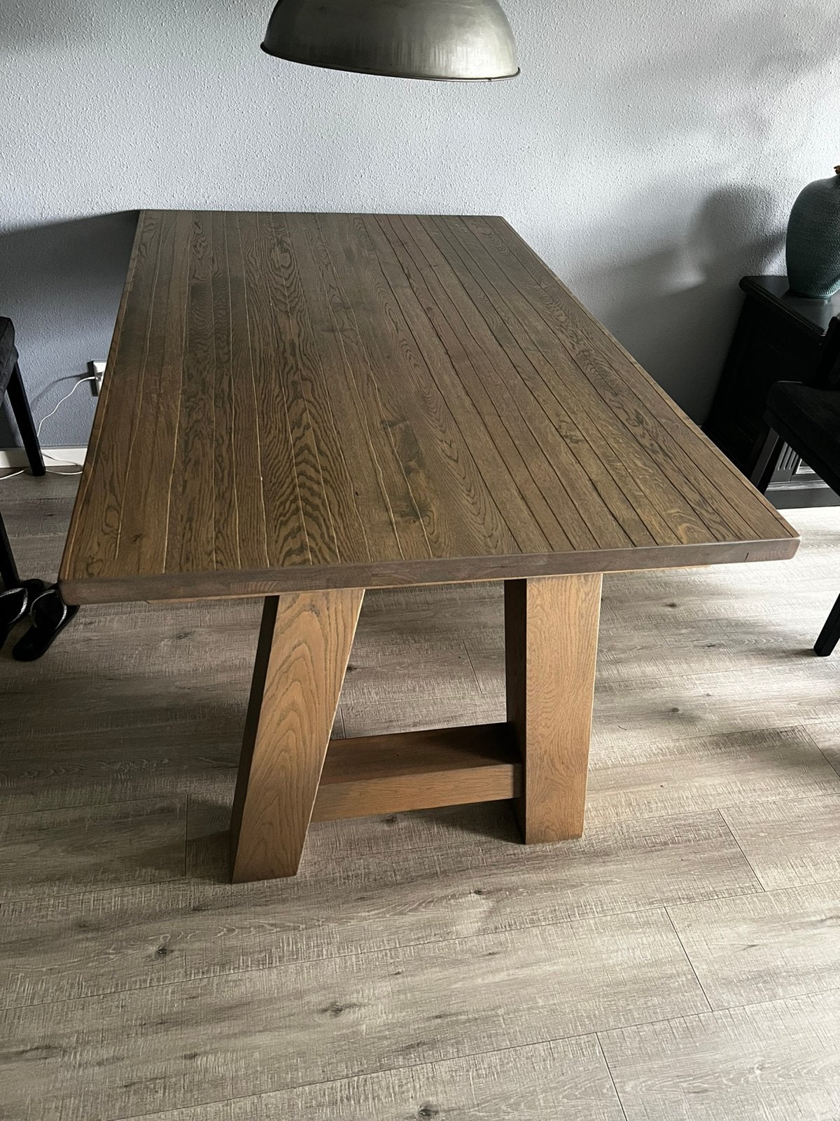 Houten tafel perfecte staat (gorichem), Huis en Inrichting, Tafels | Eettafels, Ophalen, 100 tot 150 cm, Eikenhout, Nieuw