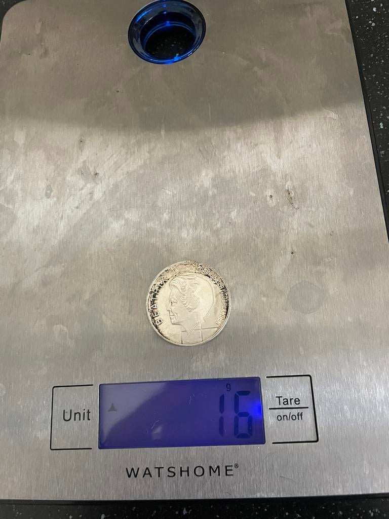 Zilveren 10 gulden munt, Postzegels en Munten, Munten | Nederland, Ophalen of Verzenden, Koningin Beatrix, 10 gulden