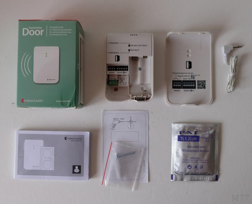 Bellman & Symfon BE1411 Visit Deurbel Zender, Ophalen of Verzenden, Compatibel met smartphone, Gebruikt, Draadloos