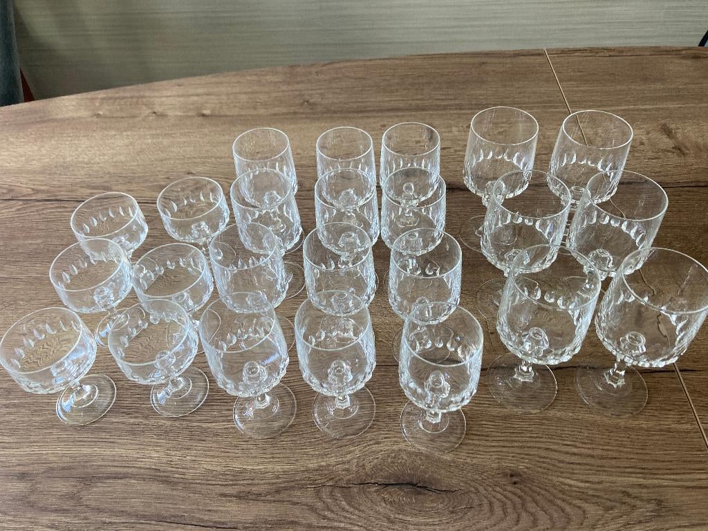 Glasservies kristal, Verzamelen, Ophalen, Zo goed als nieuw, Overige typen