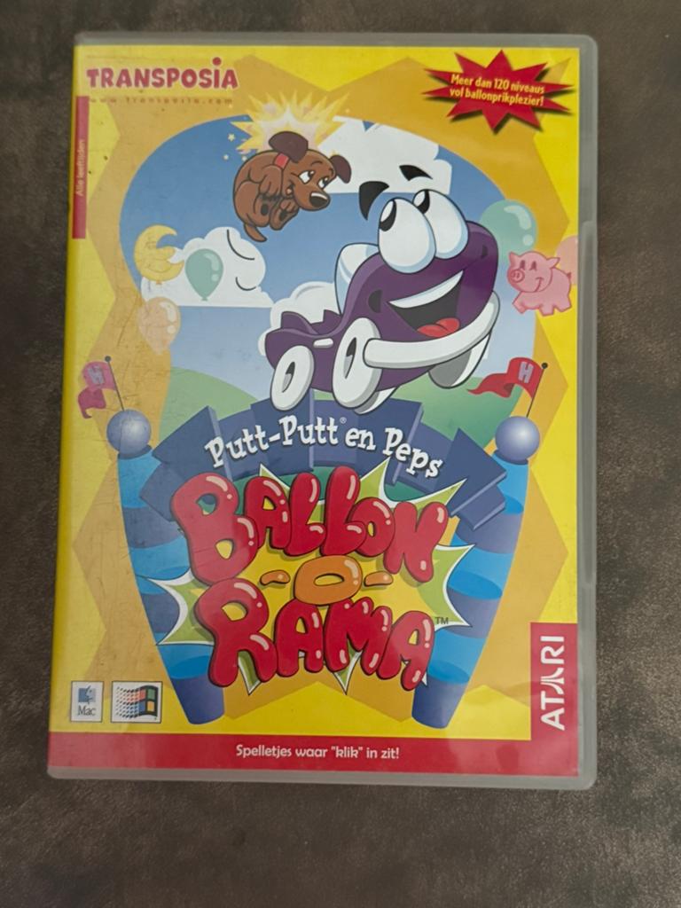 Putt-Putt en Peps: Ballon O-Rama (PC/Mac), Spelcomputers en Games, Games | Pc, 1 speler, Ophalen of Verzenden, Gebruikt, Puzzel en Educatief