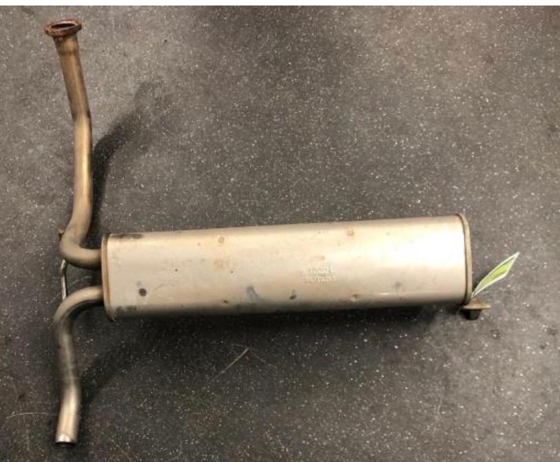 Peugeot 107, Toyota Aygo, Citroen C1 Einddemper, Ophalen of Verzenden, Gebruikt, Universele onderdelen