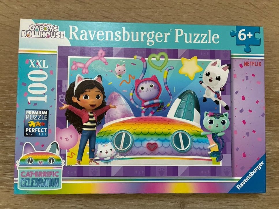 Ravensburger XXL 100 stukjes Gabby’s Dollhouse, Ophalen, Meer dan 50 stukjes, Zo goed als nieuw, 6 jaar of ouder