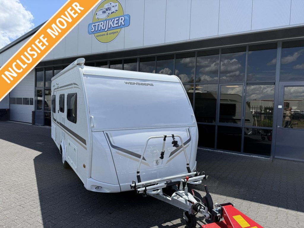 Weinsberg CaraOne 480 EU 2 Aparte bedden 212cm Airco Mover.., Overige merken, Lengtebed, Schokbreker, Bedrijf