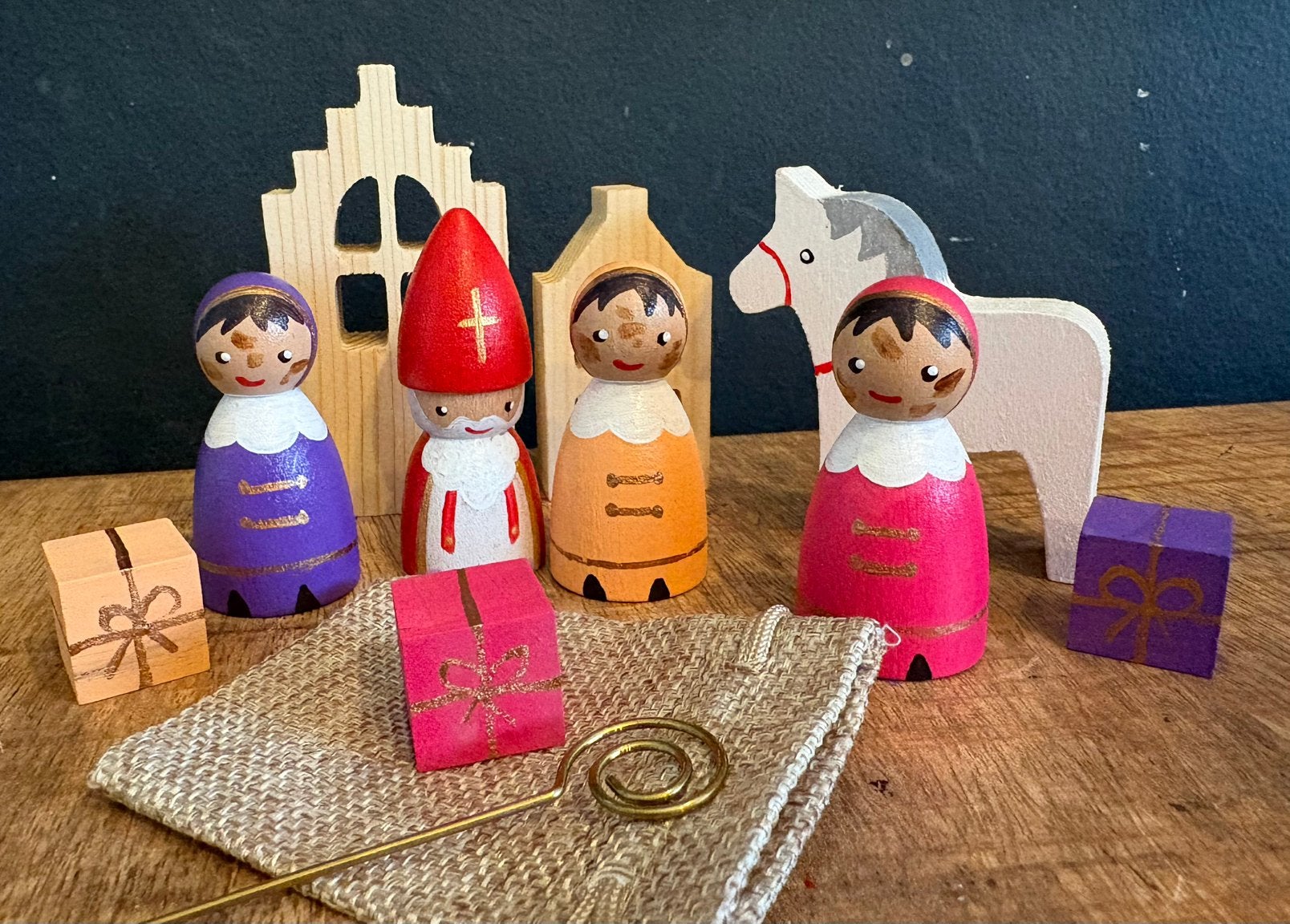 Sinterklaas peg dolls, Diversen, Ophalen of Verzenden, Nieuw