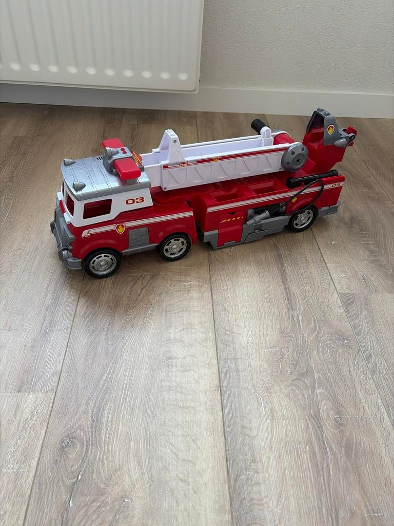 Grote Paw Patrol Brandweerwagen - Marshall's Ultimate Rescue, Ophalen of Verzenden, Gebruikt