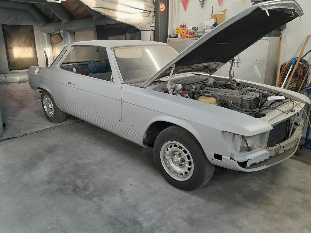 Mercedes 280slc te koop, ruilen, overname, inruil, Auto's, Mercedes-Benz, Particulier, SLC, Benzine, Coupé, Automaat, Zilver of Grijs