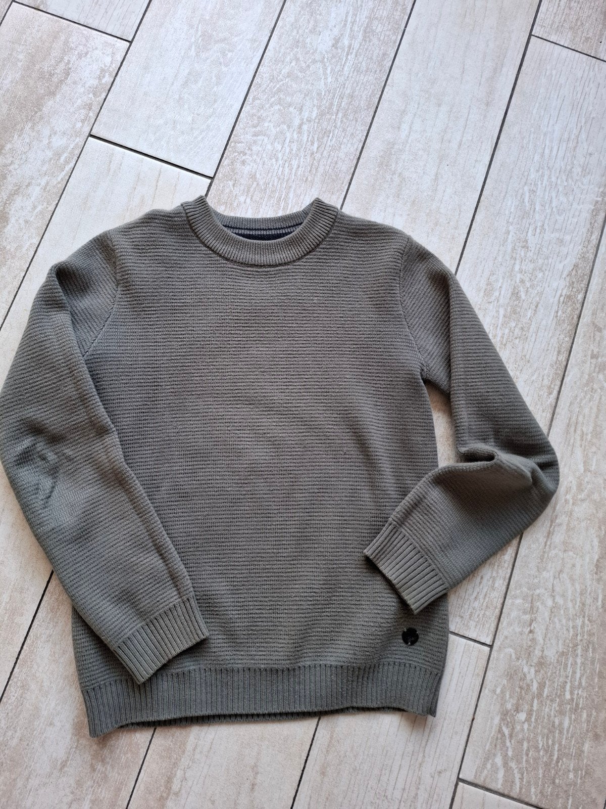 Gebreide trui, WE fashion, groen, maat 110/116, Gebruikt, Trui of Vest, Ophalen of Verzenden, Jongen
