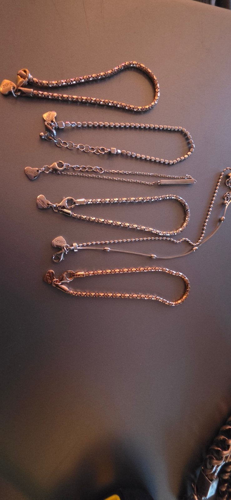 MOOIE PARTIJ ZINZI SIERADEN – 925 STERLING ZILVER, Ophalen of Verzenden, Zo goed als nieuw, Zilver, Overige typen