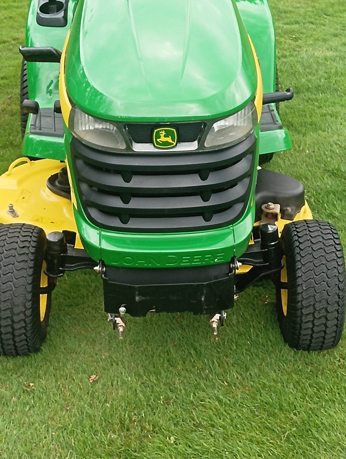 zitmaaier John deere X300 R, Ophalen