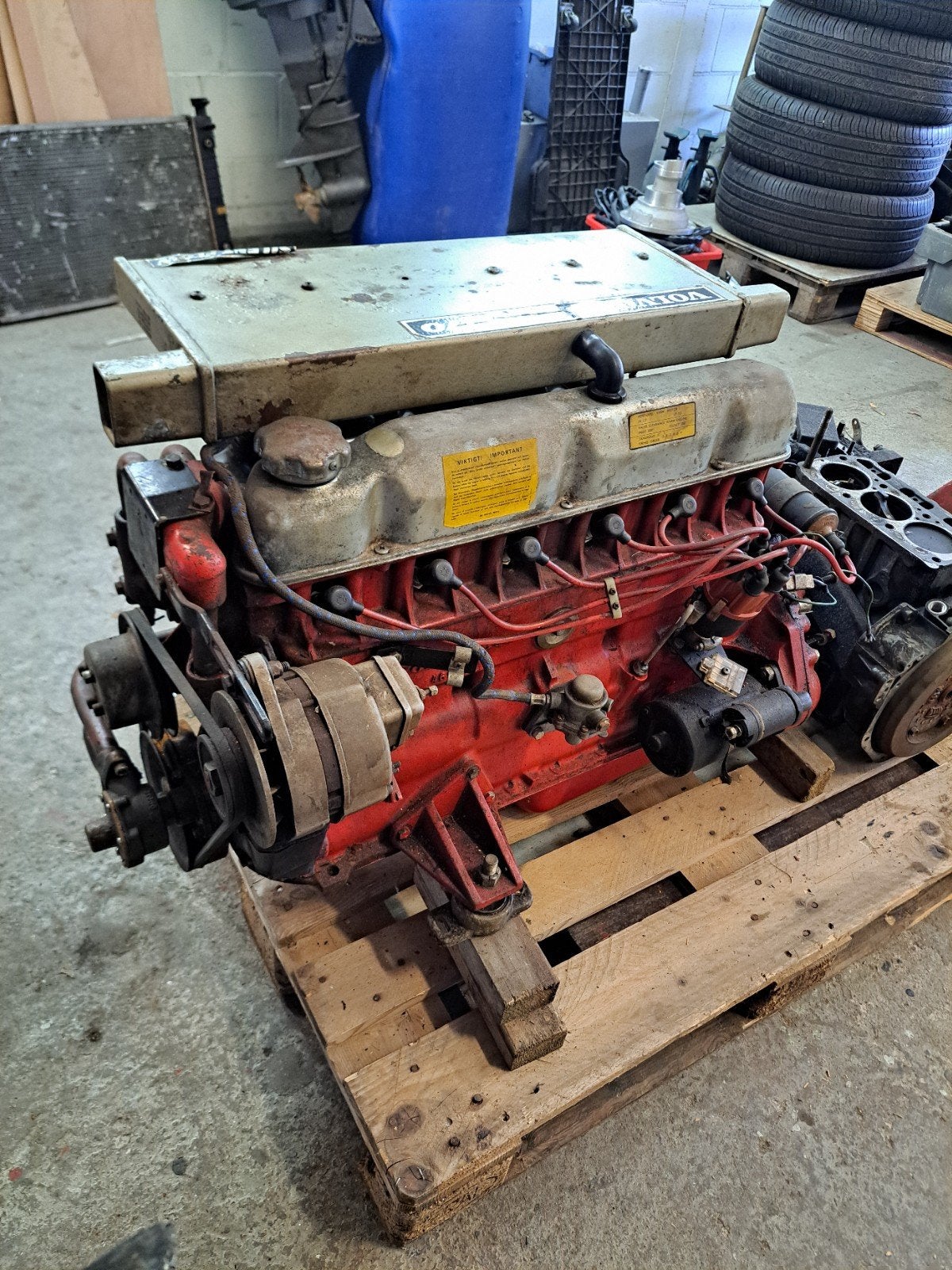 Volvo Penta AQ 170 benzine 6 cilinderlijn motor, Watersport en Boten, Buiten- en Binnenboordmotoren, Ophalen of Verzenden, Benzine