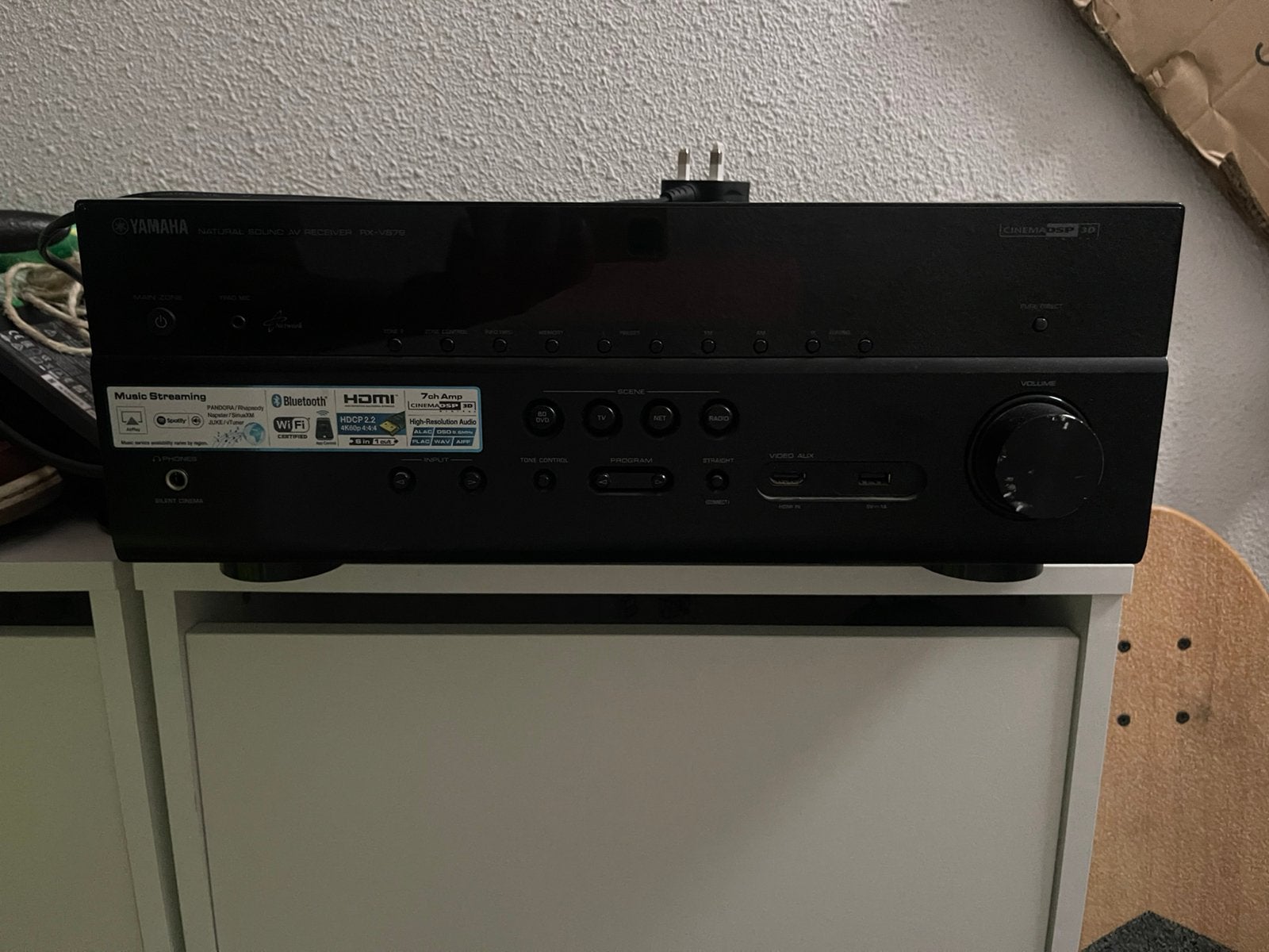 Yamaha RX-V679 — Natural Sound AV Receiver, 7.2-Channel, Ophalen, Zo goed als nieuw, Minder dan 500 watt
