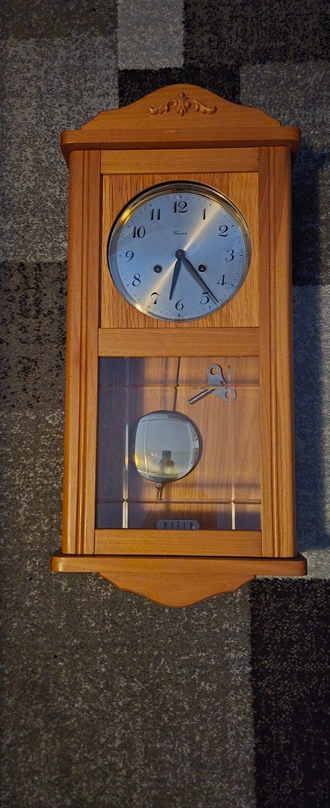 2 x hangklok., Ophalen, Wandklok