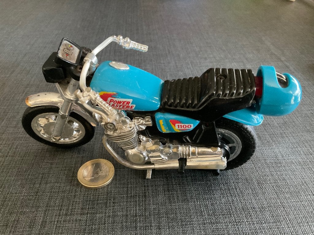 KIDCO POWER BLASTERS BLUE PULLSTRING MOTOR 1981, Ophalen, Zo goed als nieuw